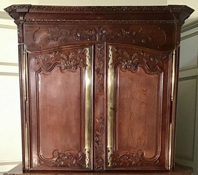 Buffet 2 Corps Normand En Chêne, Région De Villedieu, XIX secolo