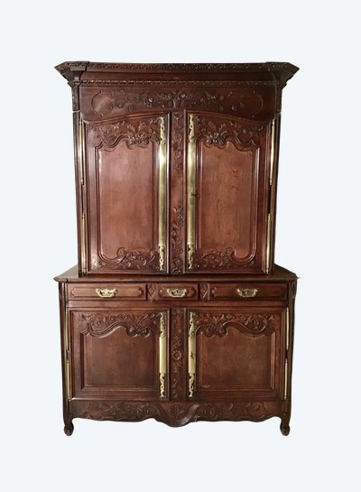Buffet 2 Corps Normand En Chêne, Région De Villedieu, XIX secolo