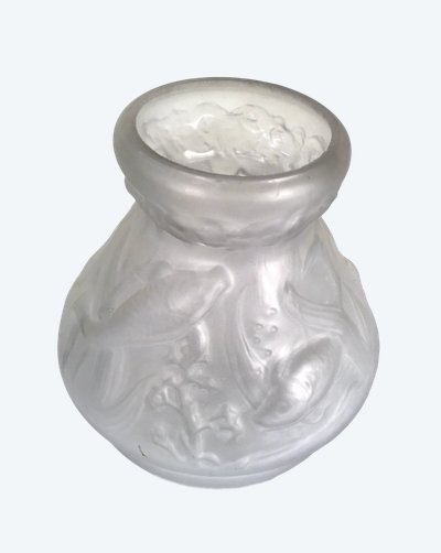 Large Art Deco Glass Vase
