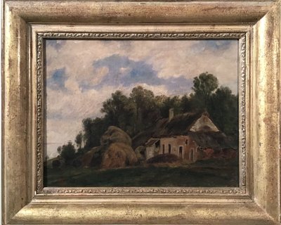 Tableau De Campagne, in the Barbizon style, Oil on canvas, Late 18th century