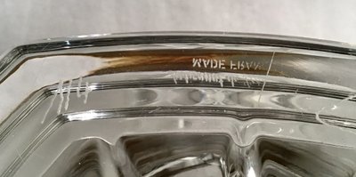 Cristal Champagne Bucket " artisan De Lorraine " 20th century
