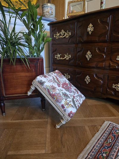 Louis XVI style small stool - Late 19th century