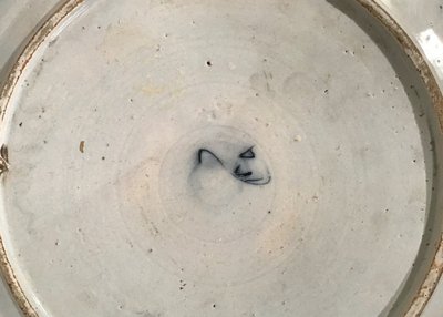 Large Delft Earthenware Dish, 18th Century