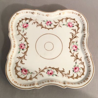 Solitär aus Pariser Porzellan, Louis-Philippe-Epoche