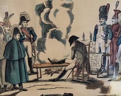 Suite De 2 Gravures Imagerie D'Épinal, Napoléon Austerlitz, Fabrique Pellerin, 19th century