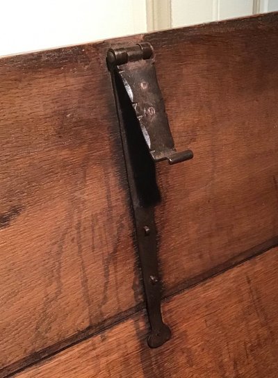 Coffre Anglo-normand En Chêne, Epoque Milieu Du 18ème Siècle.