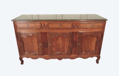Credenza in noce lionese, fine XVIII inizio XIX secolo