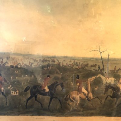 Scènes De Chasse à Courre d'après Alken , XIXème Siècle