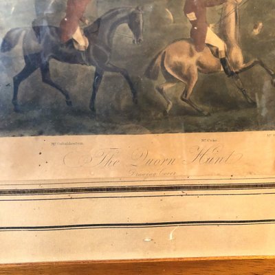 Scènes De Chasse à Courre d'après Alken , XIXème Siècle