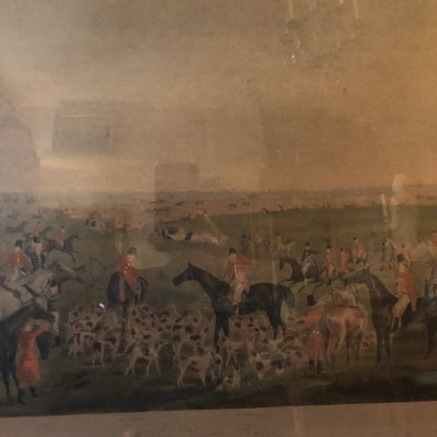 Scènes De Chasse à Courre d'après Alken , XIXème Siècle