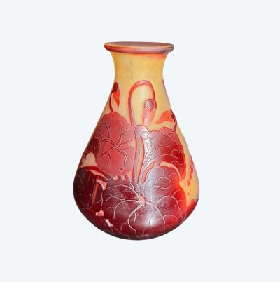 Emile Gallé: vaso di ciclamini