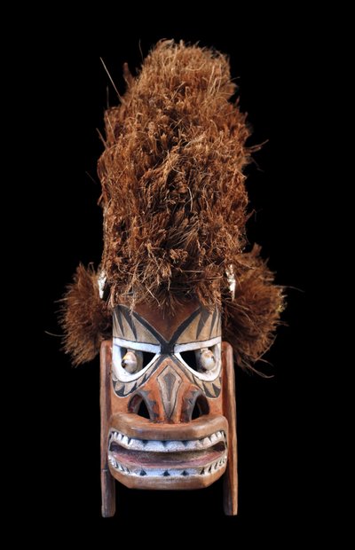 Maschera Malagan, Tatanua, arte primitiva, arte oceaniana, Oceania, Arte del Pacifico, 45 cm