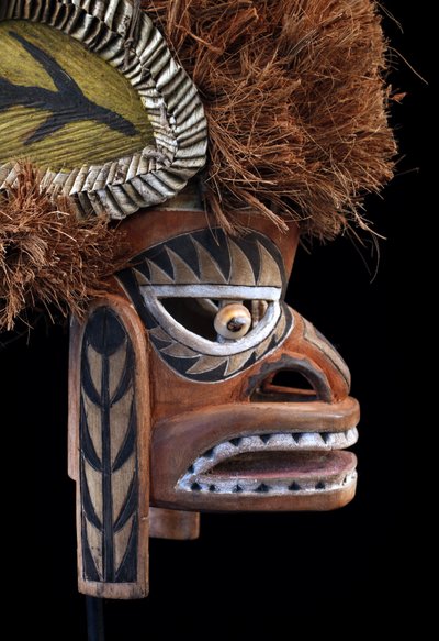 Maschera Malagan, Tatanua, arte primitiva, arte oceaniana, Oceania, Arte del Pacifico, 45 cm