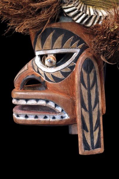 Maschera Malagan, Tatanua, arte primitiva, arte oceaniana, Oceania, Arte del Pacifico, 45 cm