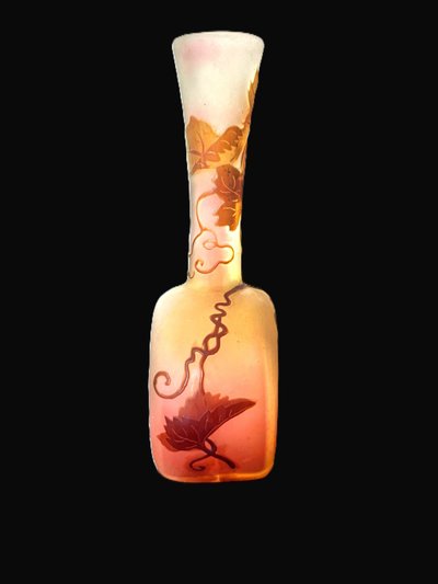 SEHR HÜBSCHE KLEINE SOLIFLOR-VASE ZEICHEN GALLE A L'ETOILE