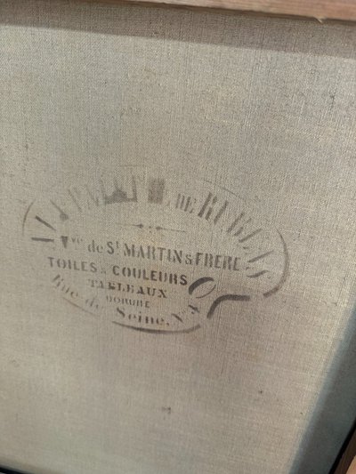 PASTEL DU 19ème représentant une jeune dame