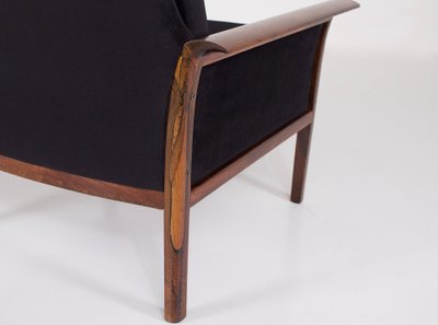 Paire de Fauteuils Danois en Palissandre