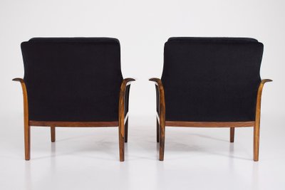 Paire de Fauteuils Danois en Palissandre