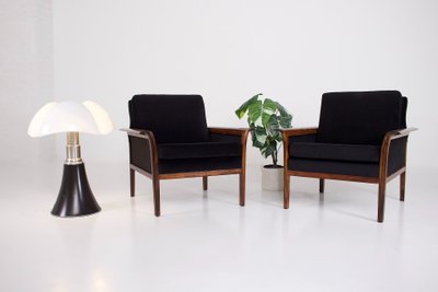 Paire de Fauteuils Danois en Palissandre