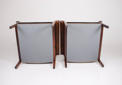Paire de Fauteuils Danois en Palissandre