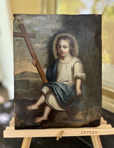 Il bambino con la croce in mano - XVII secolo