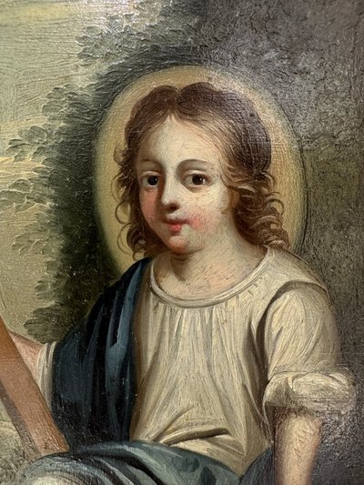Il bambino con la croce in mano - XVII secolo
