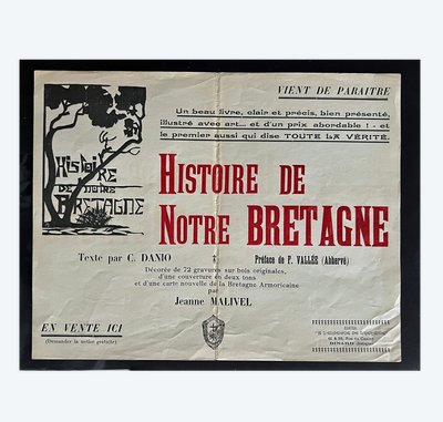 Jeanne Malivel, Histoire de Notre Bretagne, 1922