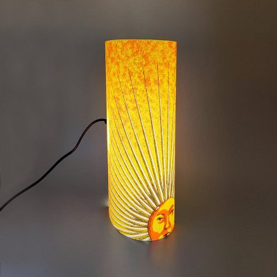 1990s Gorgeous "Sun" Table Lamp by Piero Fornasetti for Antonangeli