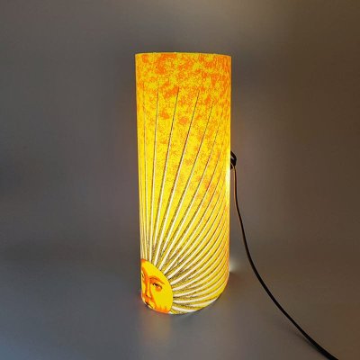 1990s Gorgeous "Sun" Table Lamp by Piero Fornasetti for Antonangeli