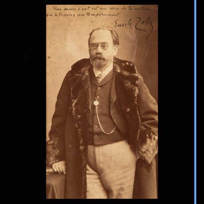 Nadar (1820-1910), Portrait d'Émile Zola, XIXe