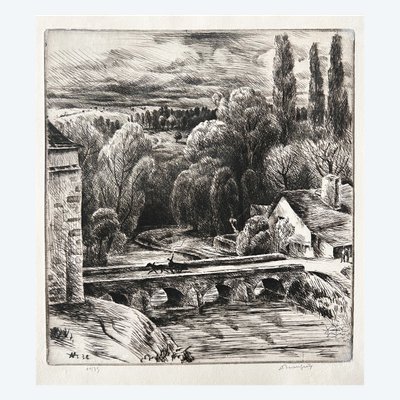 Pont-Scorff, Brittany, by Beaufrère, 1938