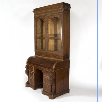 Nello stile di Jacob-Desmalter (1770-1841), scrivania in mogano, XIX secolo