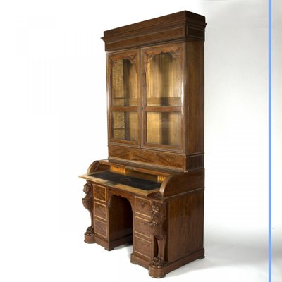 Nello stile di Jacob-Desmalter (1770-1841), scrivania in mogano, XIX secolo