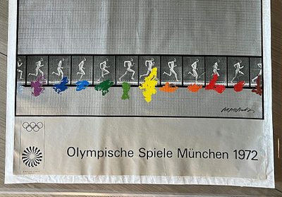 Olympic Games poster, Munchen, 1972