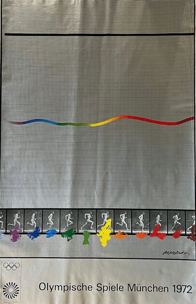 Olympic Games poster, Munchen, 1972