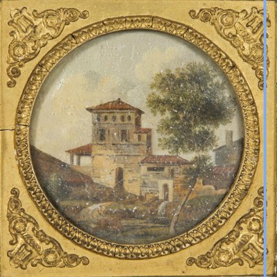 Italian School, Pair of miniatures, 18th century