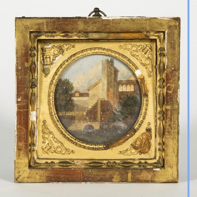 Italian School, Pair of miniatures, 18th century