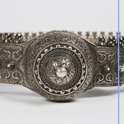 Cintura cerimoniale russa originale in argento, XIX secolo