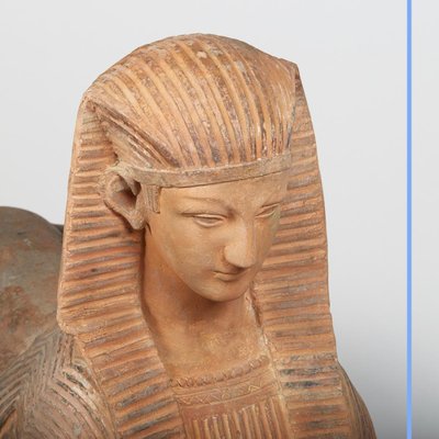Sphinx en terre cuite, XIXe