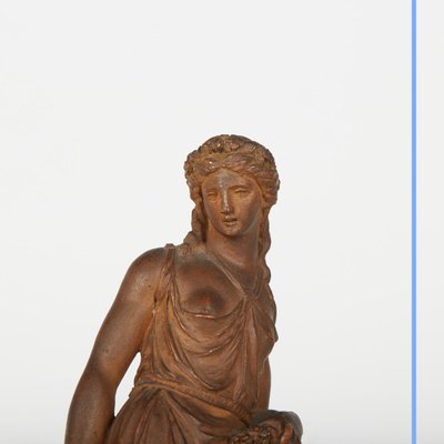 Donna all'antica, terracotta, XVIII secolo