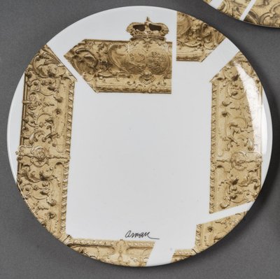 Suite of six "Frames éclatés" plates by ARMAN