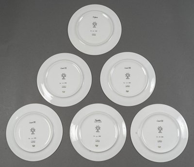 Suite of six "Frames éclatés" plates by ARMAN