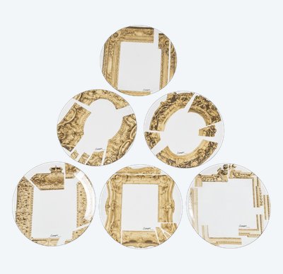 Suite of six "Frames éclatés" plates by ARMAN