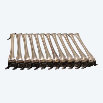 Set of twelve knife holders