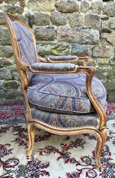 Pair De Fauteuils Cabriolets De Style Louis XV
