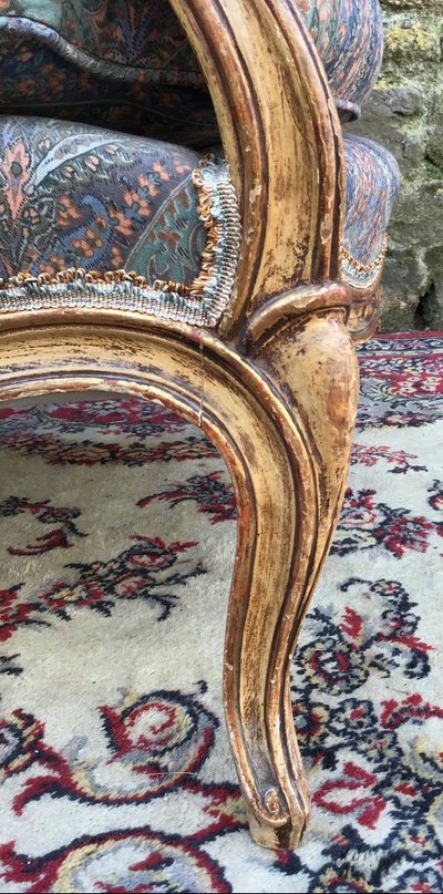 Pair De Fauteuils Cabriolets De Style Louis XV
