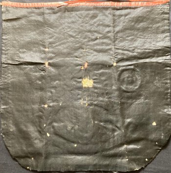 Schürze eines Rosenkreuzer-Ritters aus Seide, bestickt mit Schilfrohr - Ende XVIII - Anfang XIX Jahrhundert