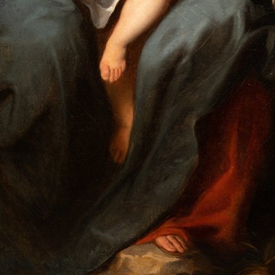 Dopo Antoine Van Dyck (1599-1641), La Vergine e il donatore, XIX secolo