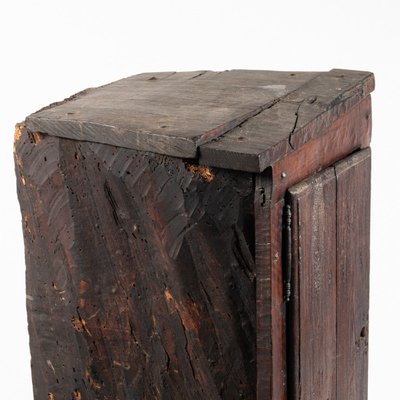 Berle oder stehender Mann aus Kastanienholz, Ardèche, 19.