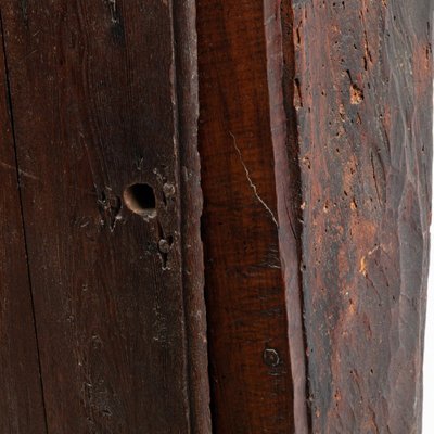 Berle oder stehender Mann aus Kastanienholz, Ardèche, 19.